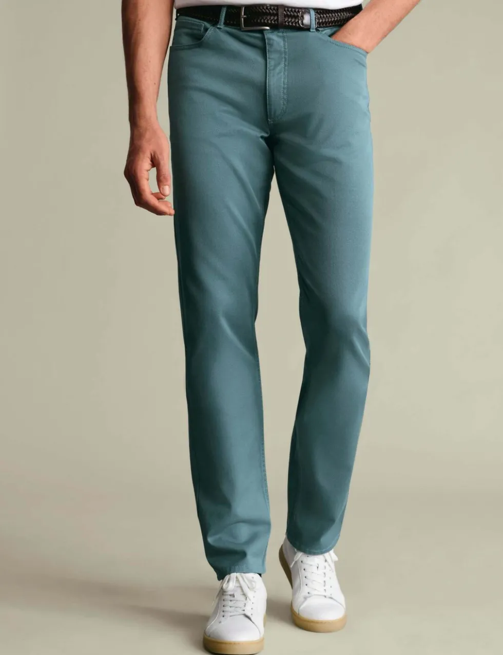 Slim Fit 5 Pocket Stretch Jeans