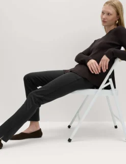 Slim Fit Ankle Grazer Trousers