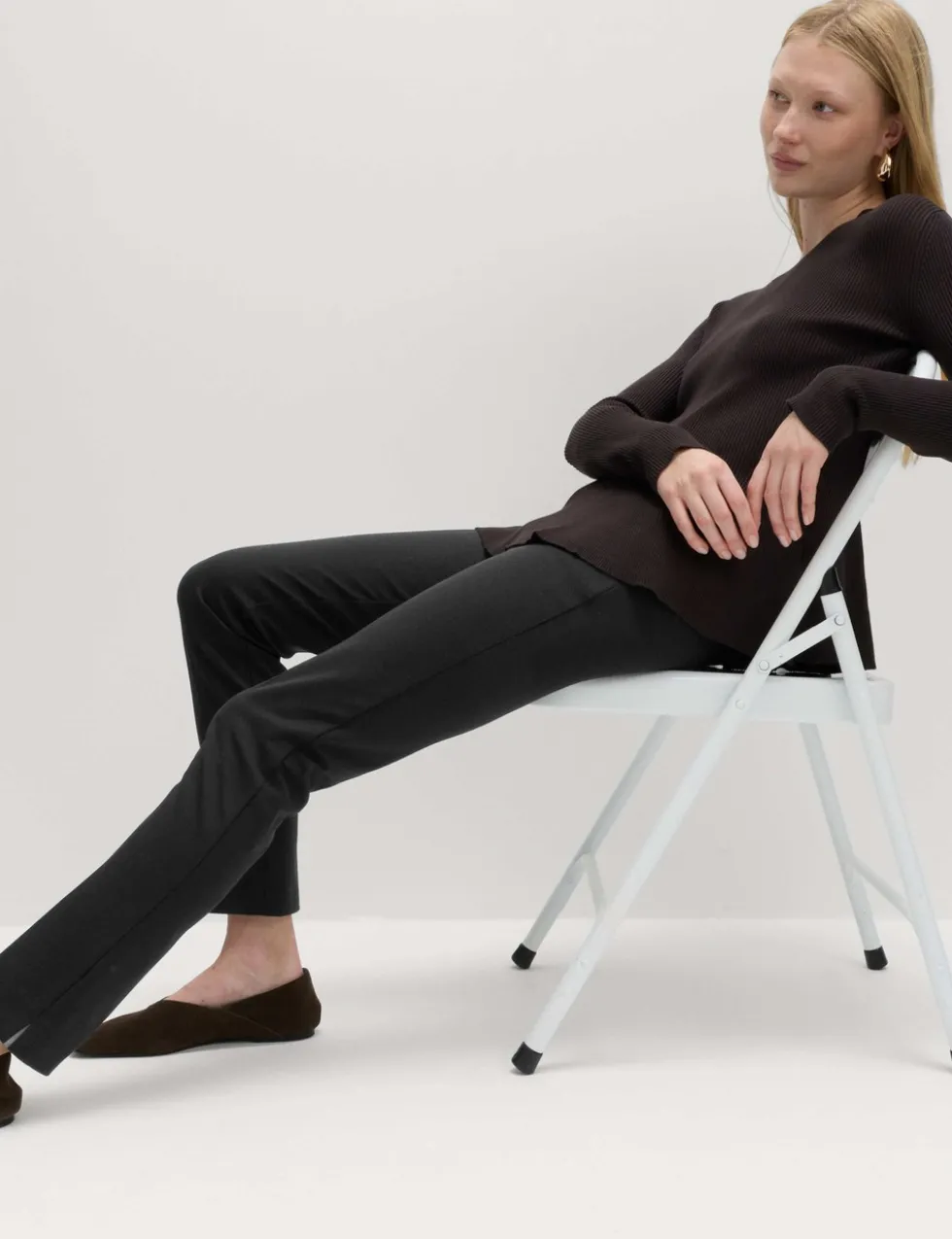 Slim Fit Ankle Grazer Trousers