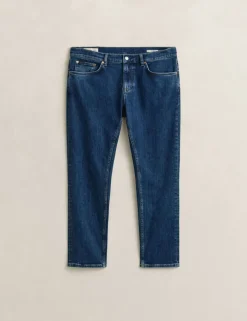 Slim Fit Clean Wash 5 Pocket Jeans