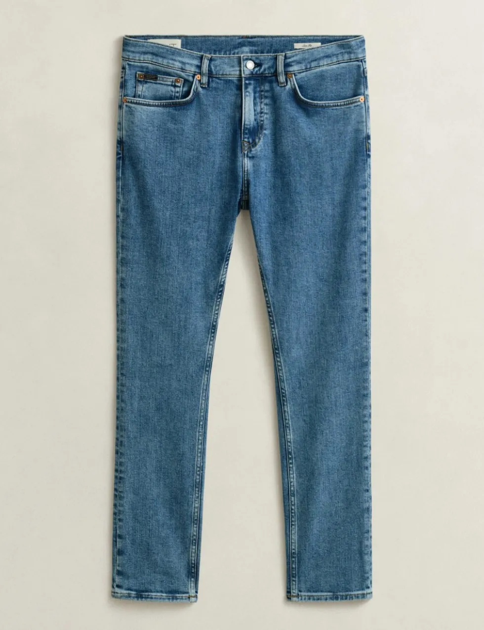 Slim Fit Clean Wash 5 Pocket Jeans