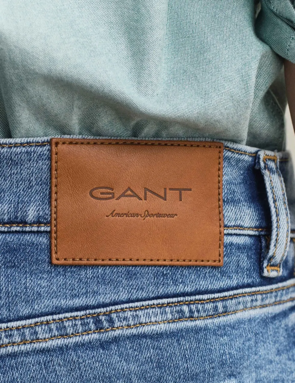 Slim Fit Clean Wash 5 Pocket Jeans