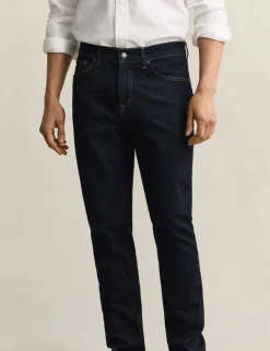 Slim Fit Clean Wash 5 Pocket Jeans