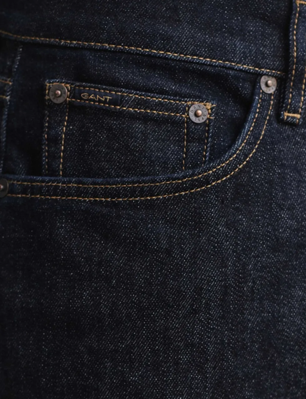 Slim Fit Clean Wash 5 Pocket Jeans