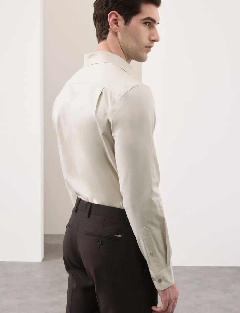 Slim Fit Cotton Performance Shirt