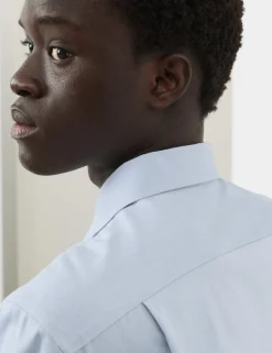 Slim Fit Cotton Performance Shirt