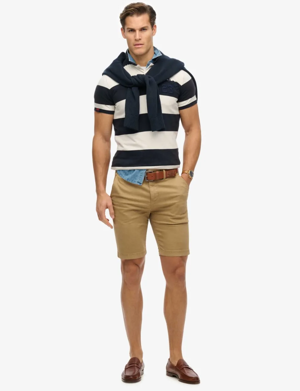 Slim Fit Cotton Rich Chino Shorts