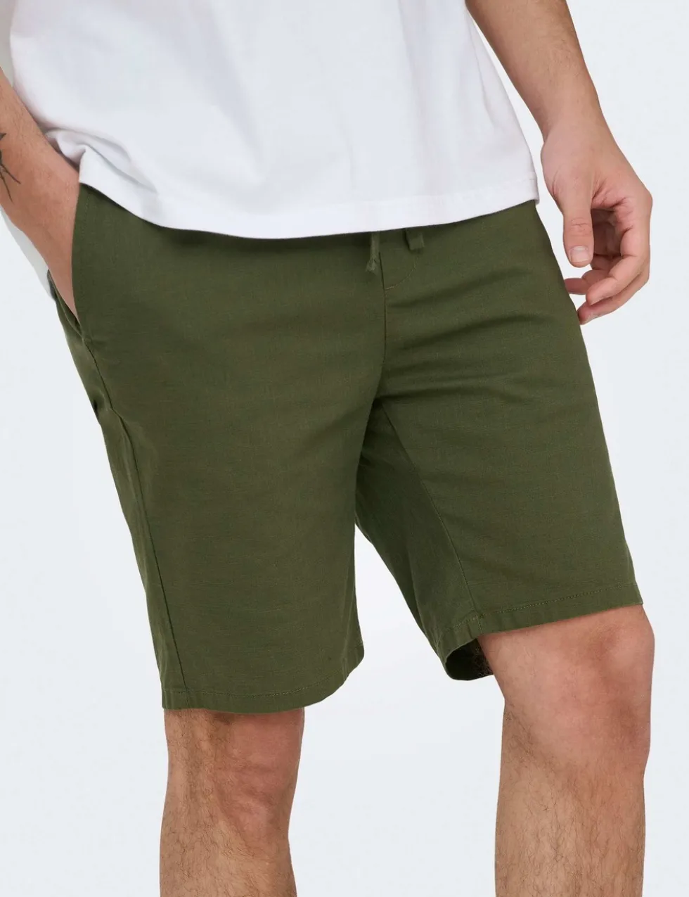 Slim Fit Cotton Rich Lightweight Shorts