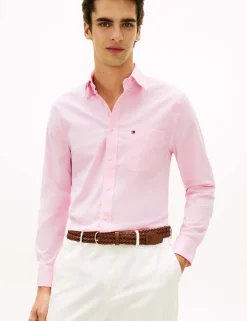 Slim Fit Cotton Rich Oxford Shirt