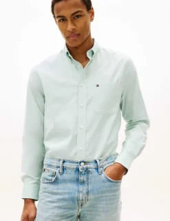 Slim Fit Cotton Rich Oxford Shirt