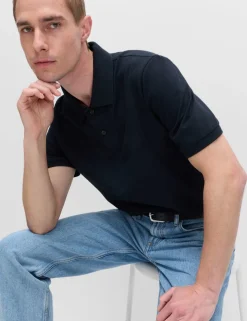 Slim Fit Cotton Rich Pique Polo Shirt