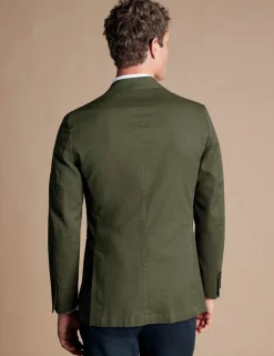 Slim Fit Cotton Rich Stretch Jacket
