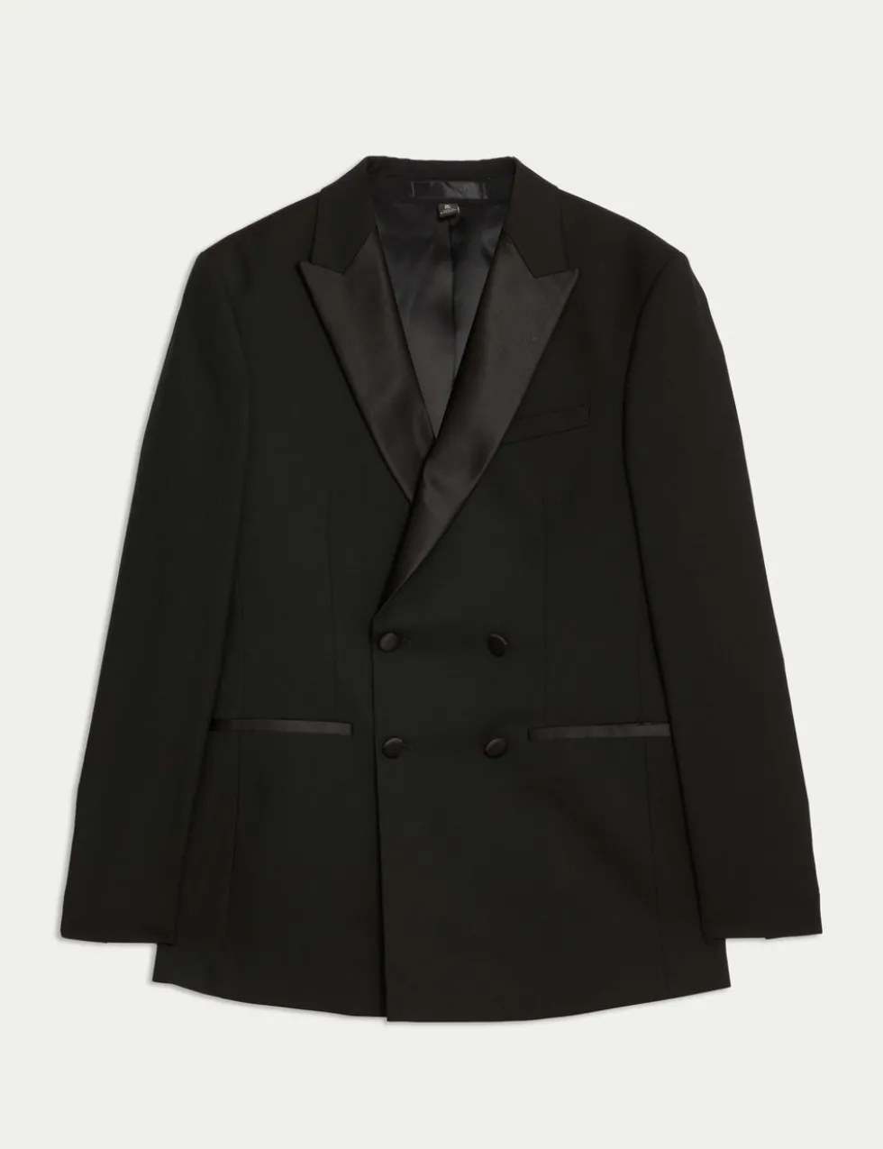 Slim Fit Double Breasted Tuxedo Jacket