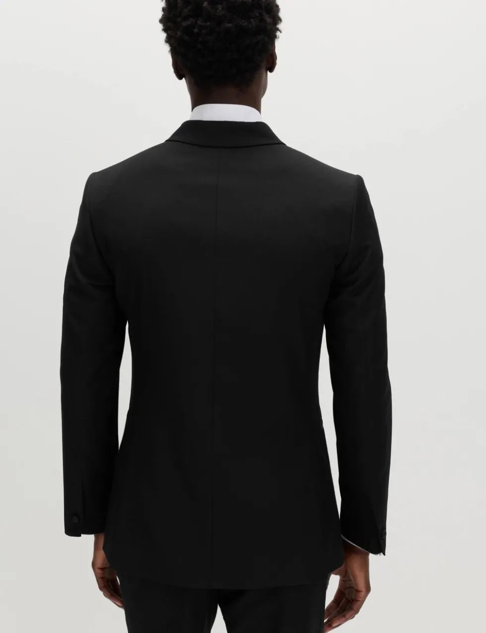 Slim Fit Double Breasted Tuxedo Jacket