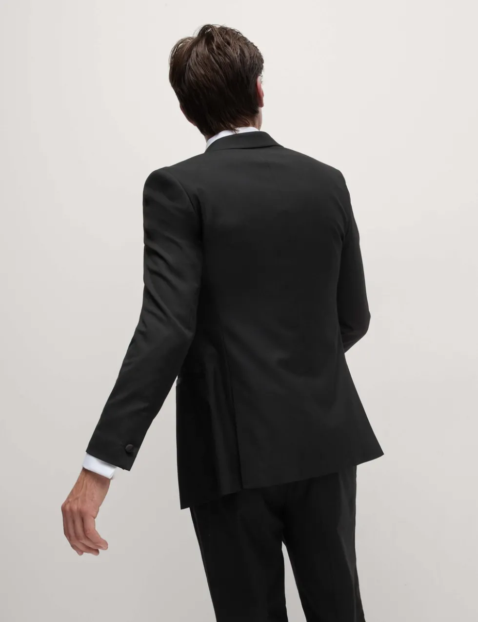 Slim Fit Double Breasted Tuxedo Jacket