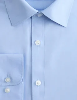 Slim Fit Easy Iron Cotton Blend Shirt