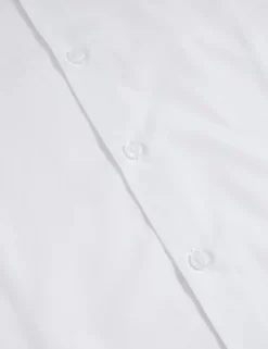Slim Fit Easy Iron Cotton Blend Short Sleeve Shirt