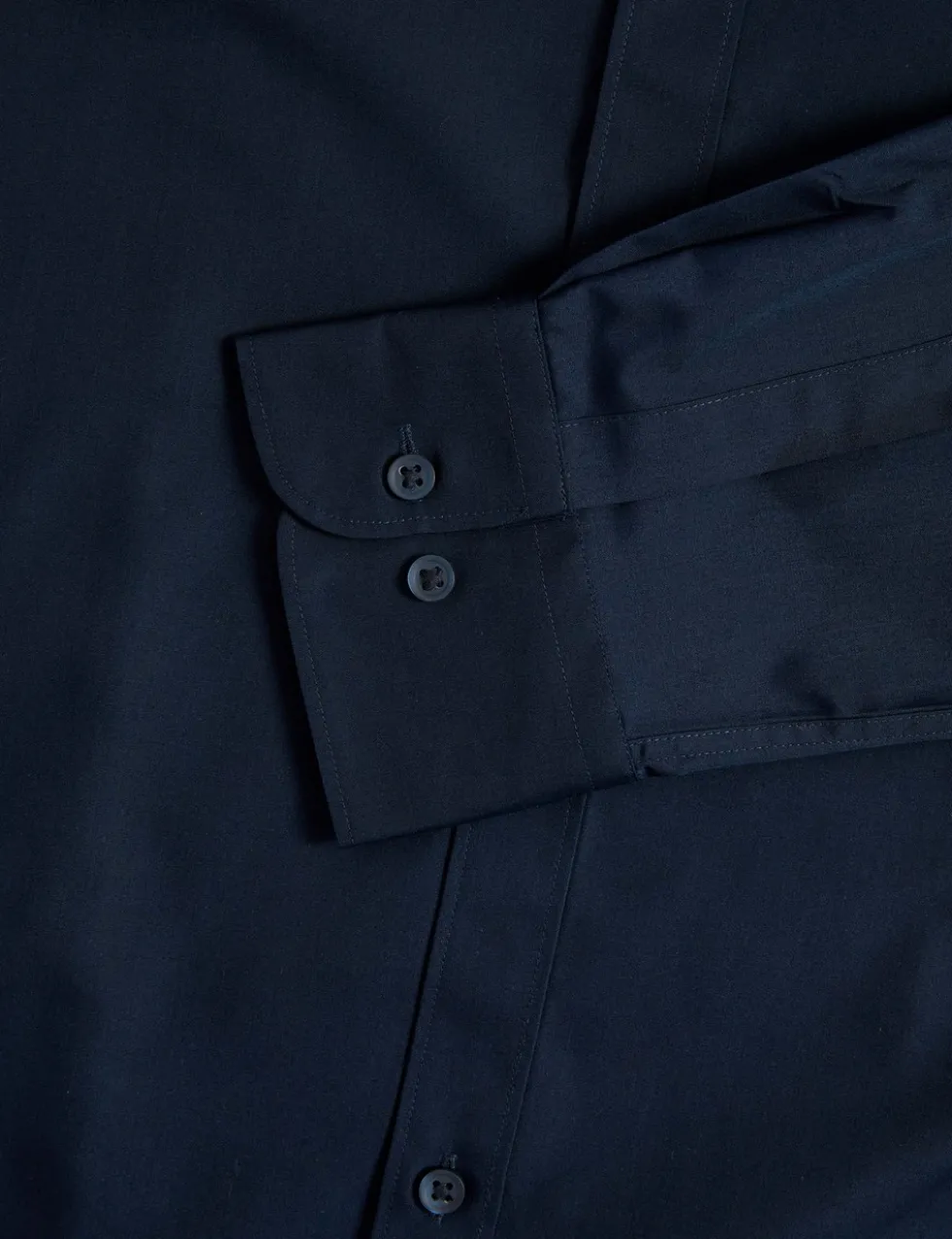 Slim Fit Easy Iron Cotton Blend Shirt