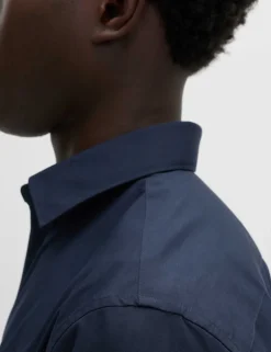 Slim Fit Easy Iron Cotton Blend Shirt