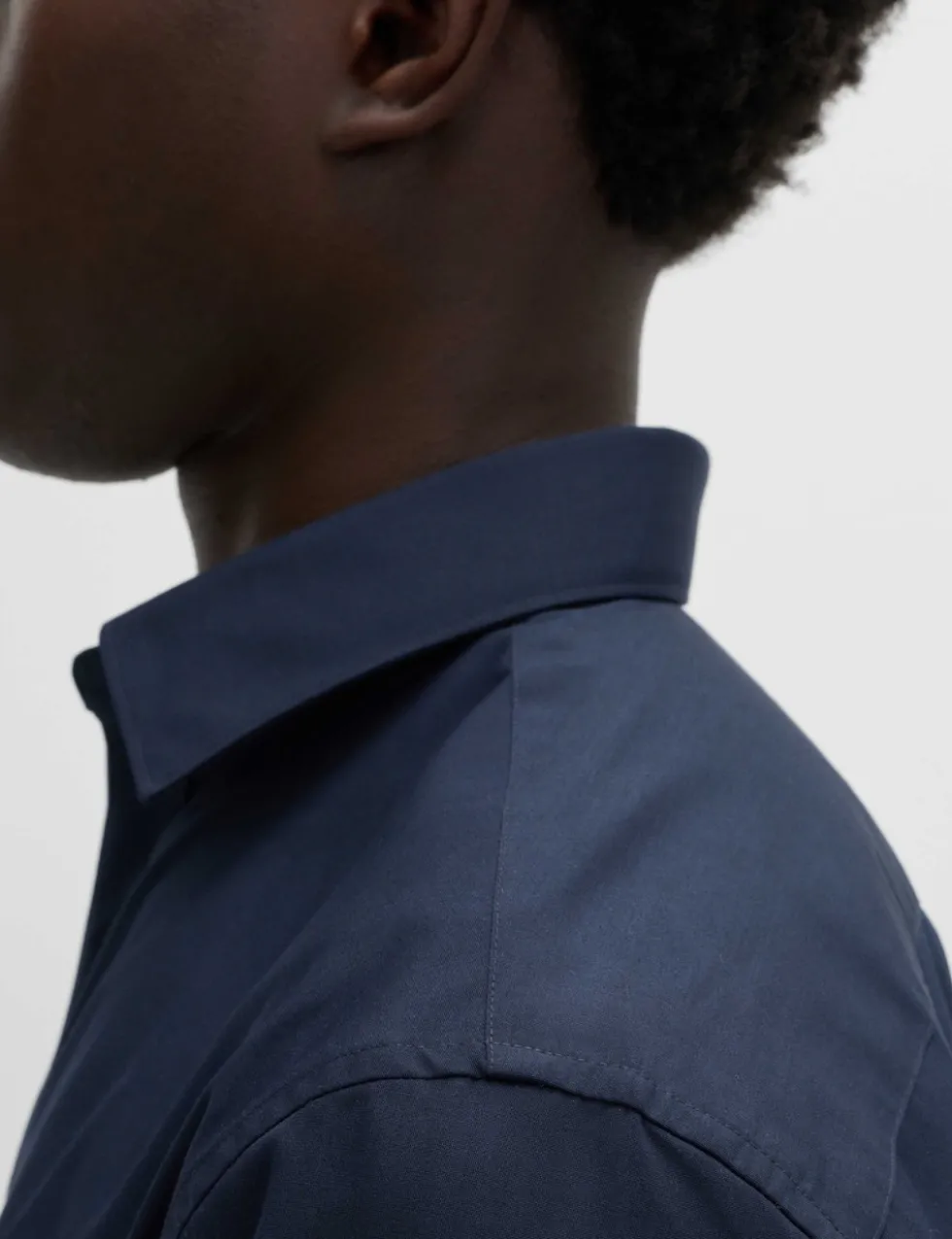 Slim Fit Easy Iron Cotton Blend Shirt