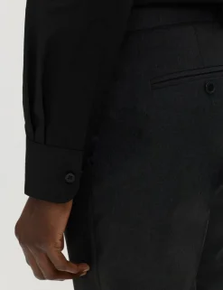 Slim Fit Easy Iron Cotton Blend Shirt