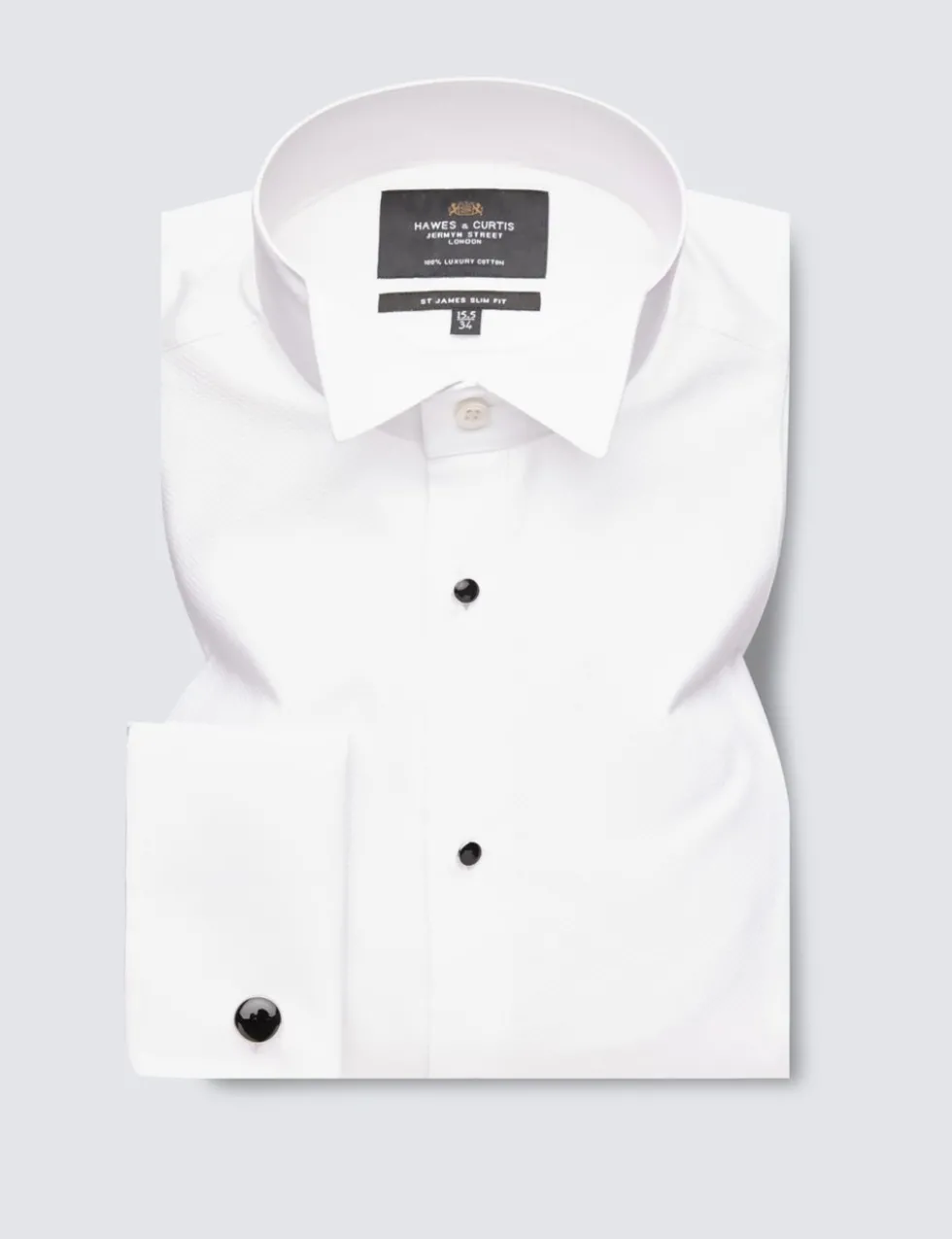 Slim Fit Easy Iron Pure Cotton Shirt