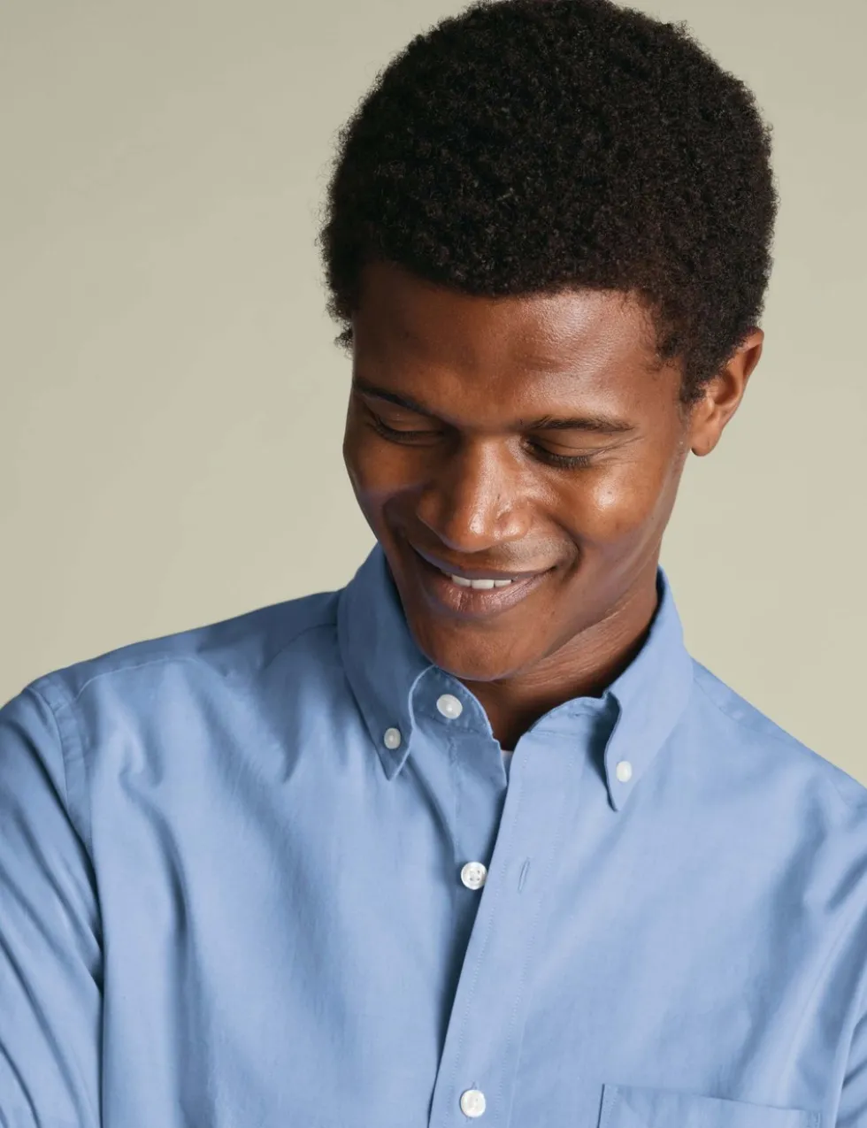 Slim Fit Easy Iron Pure Cotton Shirt