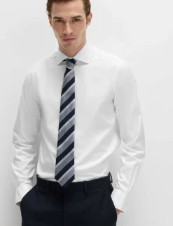 Slim Fit Easy Iron Pure Cotton Shirt