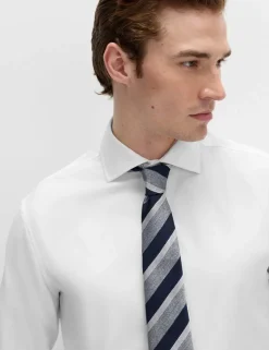 Slim Fit Easy Iron Pure Cotton Shirt
