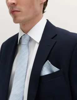 Slim Fit Easy Iron Shirt & Tie Set
