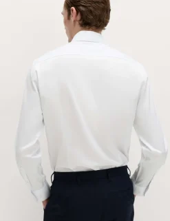 Slim Fit Easy Iron Shirt & Tie Set