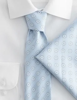 Slim Fit Easy Iron Shirt & Tie Set