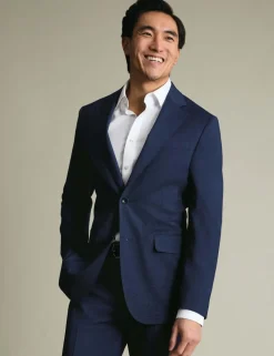 Slim Fit Italian Wool Rich Suit Jacket