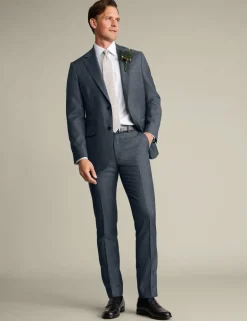 Slim Fit Italian Wool Suit Jacket