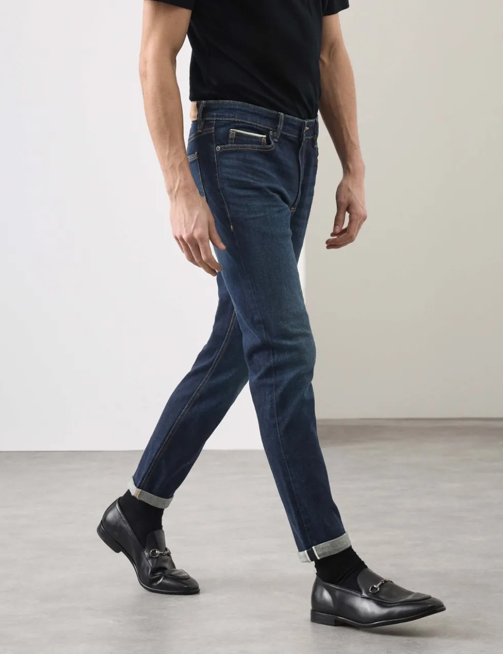Slim Fit Japanese Selvedge Stretch Jeans