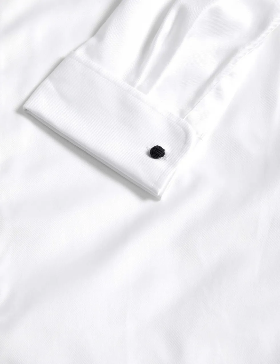 Slim Fit Luxury Cotton Double Cuff Twill Shirt