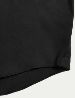 Slim Fit Luxury Cotton Double Cuff Twill Shirt