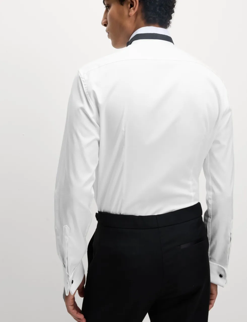Slim Fit Luxury Cotton Double Cuff Dress Shirt