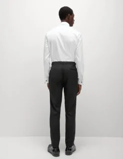 Slim Fit Luxury Cotton Double Cuffed Dress Shirt
