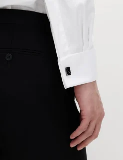 Slim Fit Luxury Pure Cotton Twill Shirt