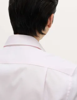 Slim Fit Luxury Pure Cotton Textured Shirt