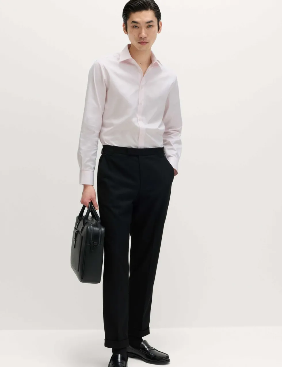 Slim Fit Luxury Pure Cotton Textured Shirt
