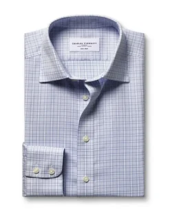 Slim Fit Non Iron Check Twill Shirt