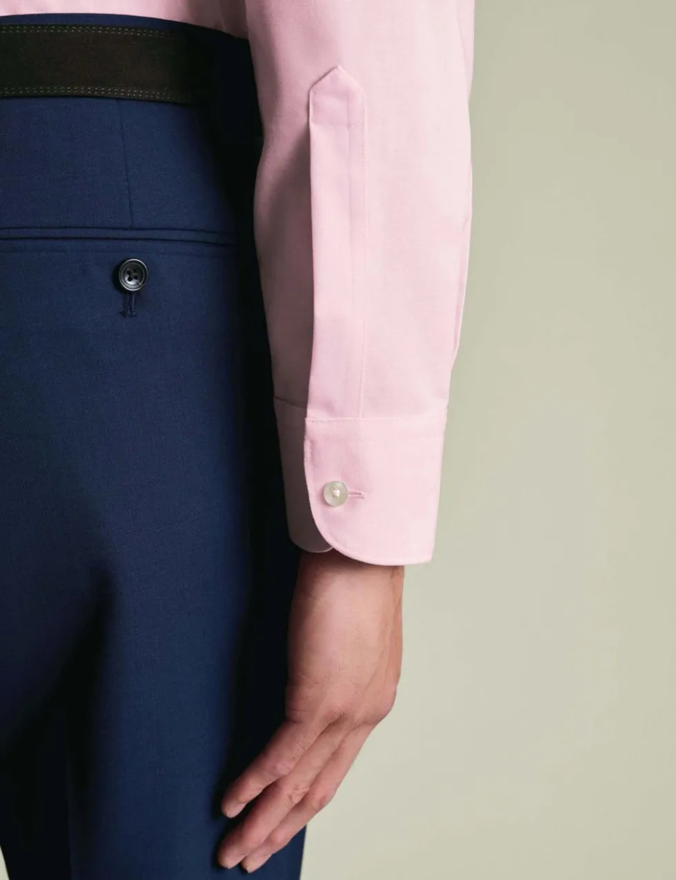 Slim Fit Non Iron Cotton Rich Shirt