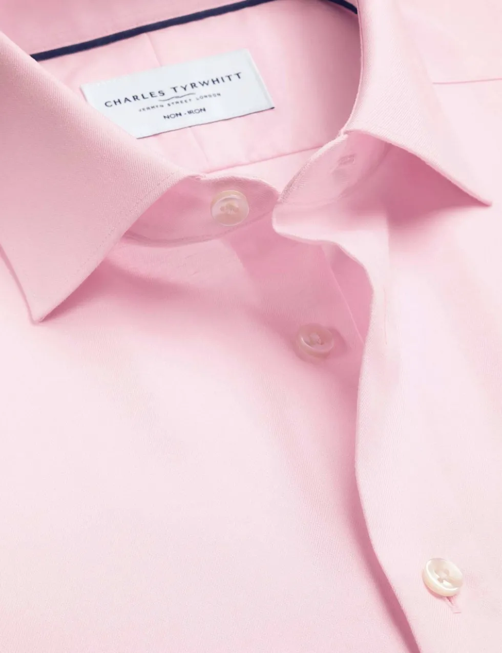 Slim Fit Non Iron Cotton Rich Shirt