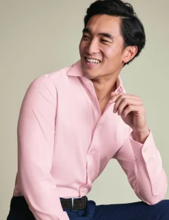 Slim Fit Non Iron Cotton Rich Shirt