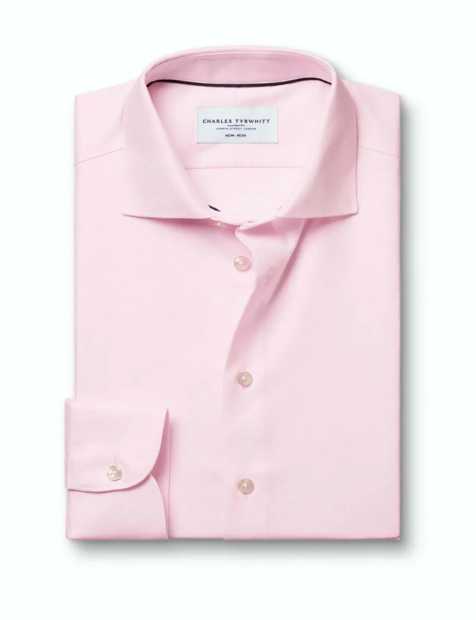 Slim Fit Non Iron Cotton Rich Shirt