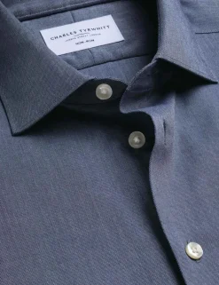 Slim Fit Non Iron Cotton Rich Shirt