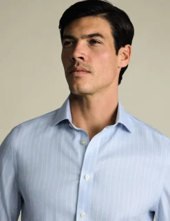 Slim Fit Non Iron Herringbone Shirt