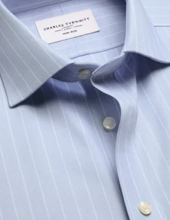 Slim Fit Non Iron Herringbone Shirt
